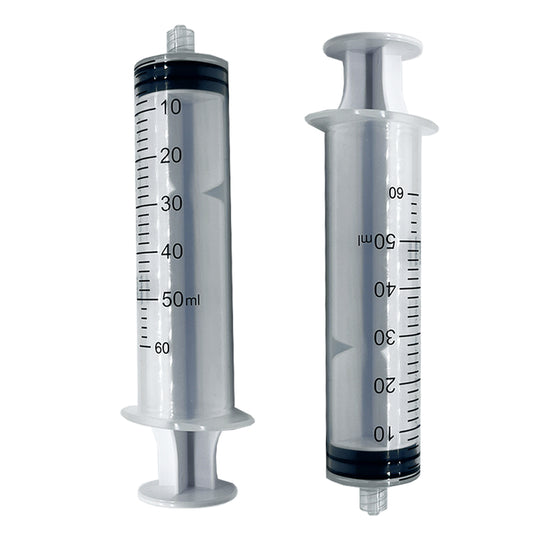 Ozone Resistant Oiless Pure Silicon Plunger 60mL Luer Syringe For Medical Ozone Generator Treatments