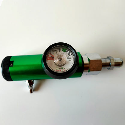 Ready Stock Oxigen Cylinder Regulator Factory Price Mounted Pressure Flow Adjustable Medical Oxygen Regulator