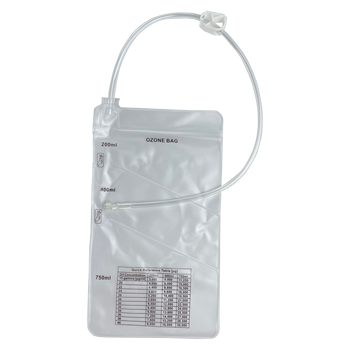 3 chambers ozone insufflation bag with luer connector