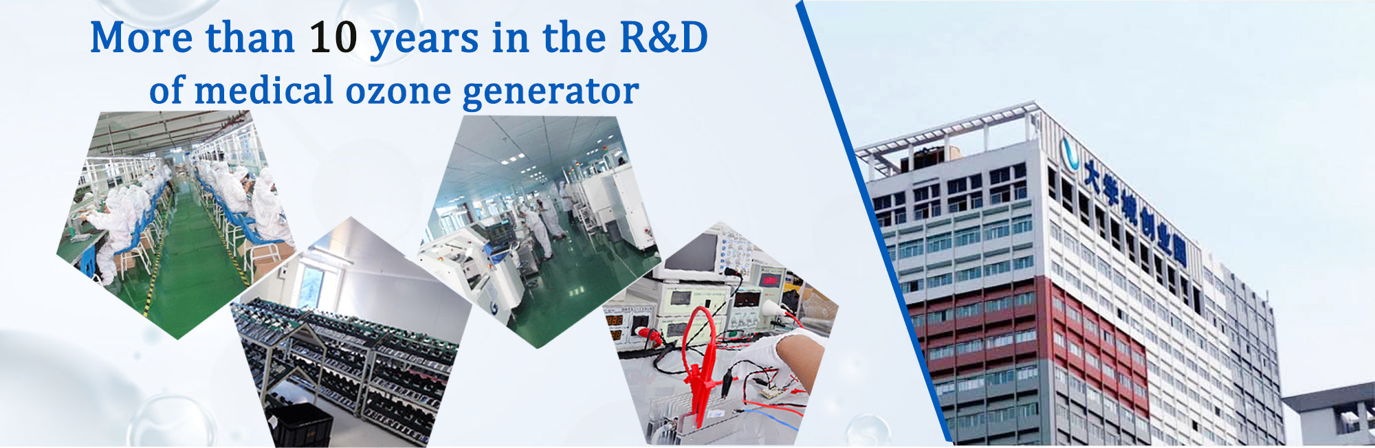 10 years in the R&D of medical ozone generator 