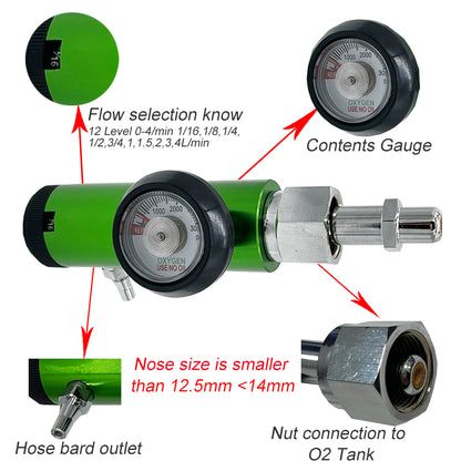 Brazil standard CGA 540 Brass Flowmeter Oxygen Flow meter and Adjustable Flow Meter