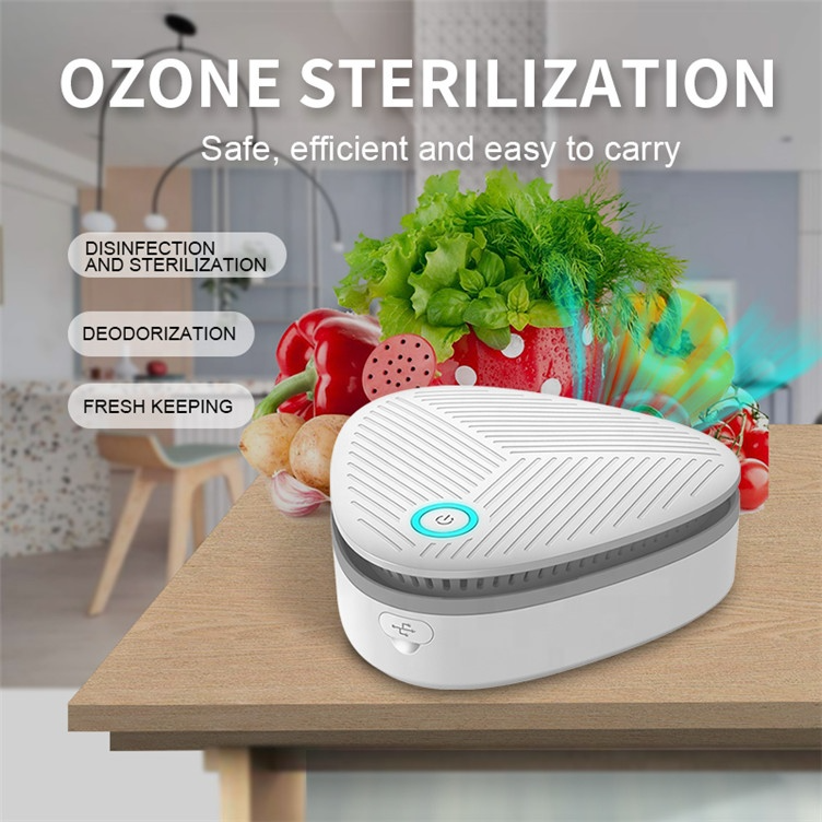 20mg/h Home Mini Portable USB generador de ozono O3 Ozonator Air Purifier for Fridge Shoe Cabinet Air Disinfection Sterilizer