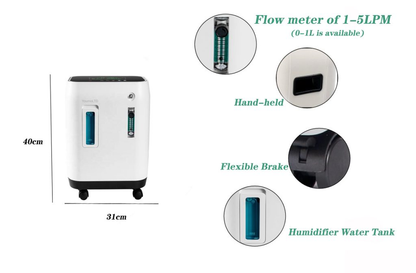 Home Hospital Use 1L 7L Medical Portable Oxygen-concentrator Machine Medical Grade Oxigen Generator Oxygen Concentrator